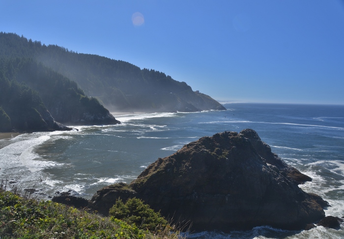coastline looking south